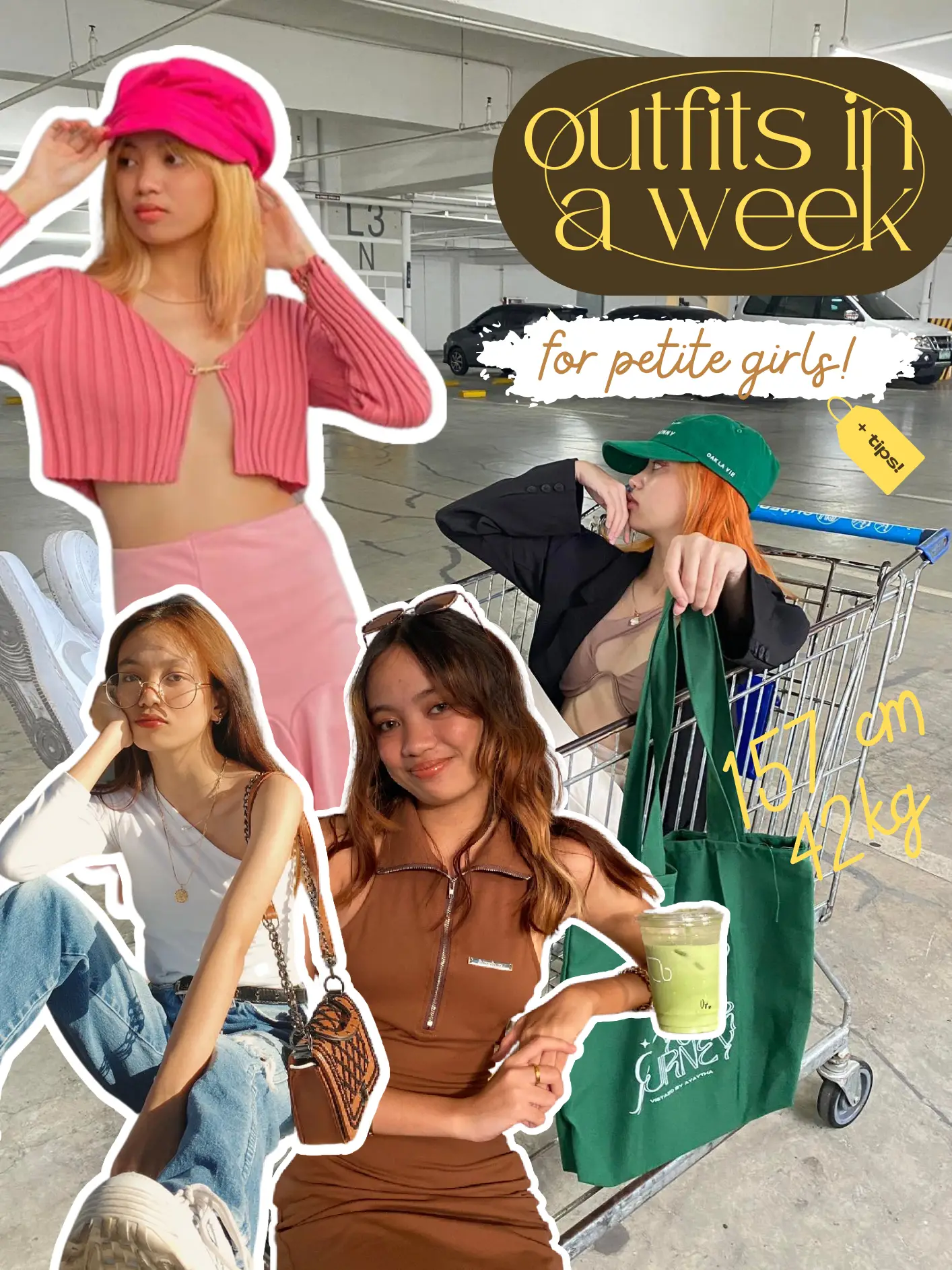 OUTFIT IN A WEEK FOR PETITE GIRLS (+ Fashion Tips)