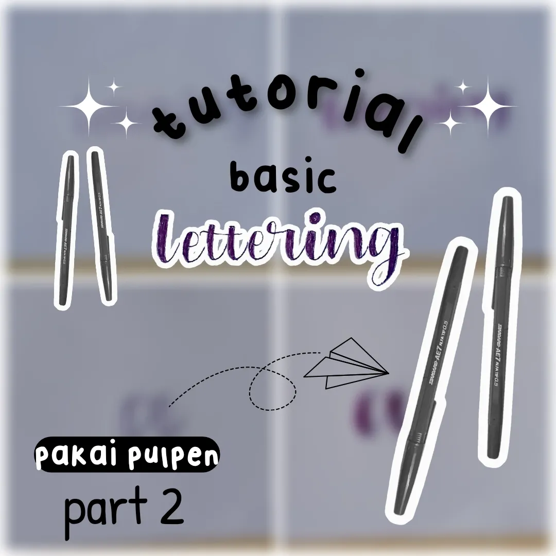 LETTERING PAKE PULPEN??? | Galeri disiarkan oleh rhma | Lemon8