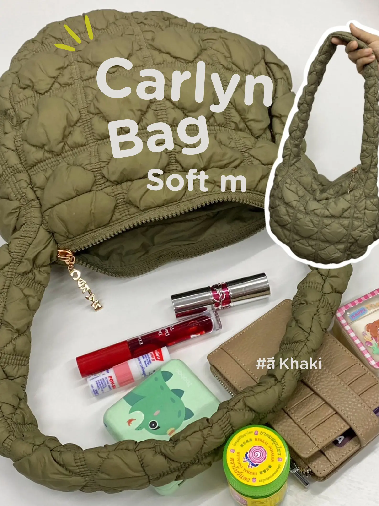 公式通販にて購入新品 CARLYN バッグ カーキ | erational.com