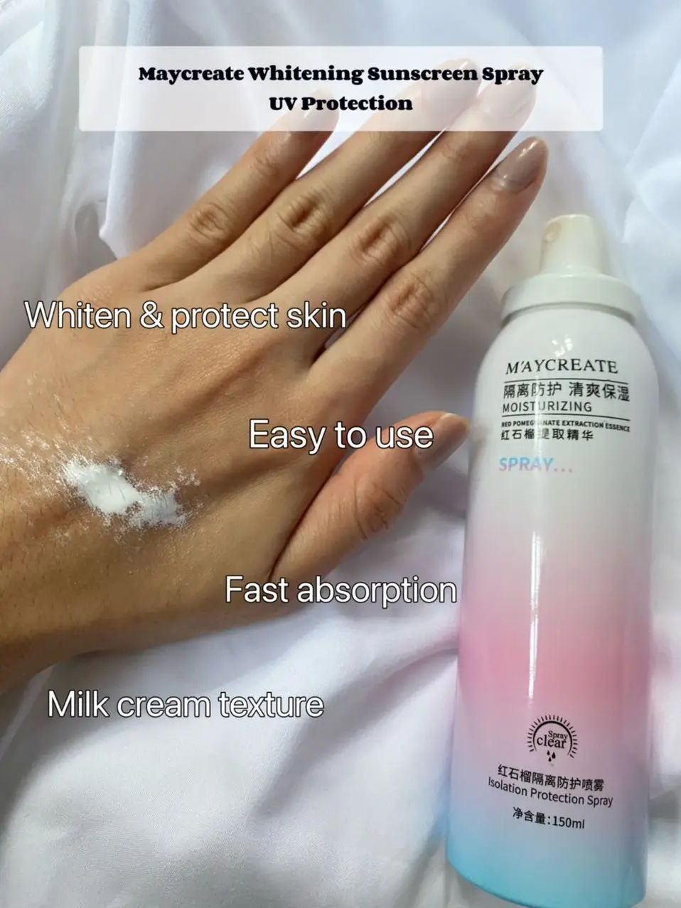 MUST HAVE Whitening Sunscreen Spray Gallery posted by Leen