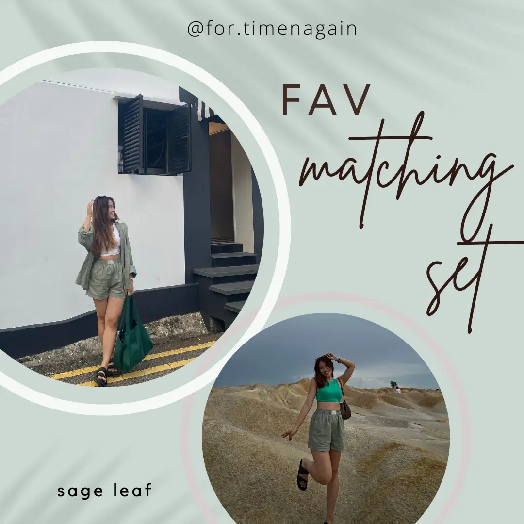My go to matching set - green outfit ideas 💚🌿 | Gallery posted by ...