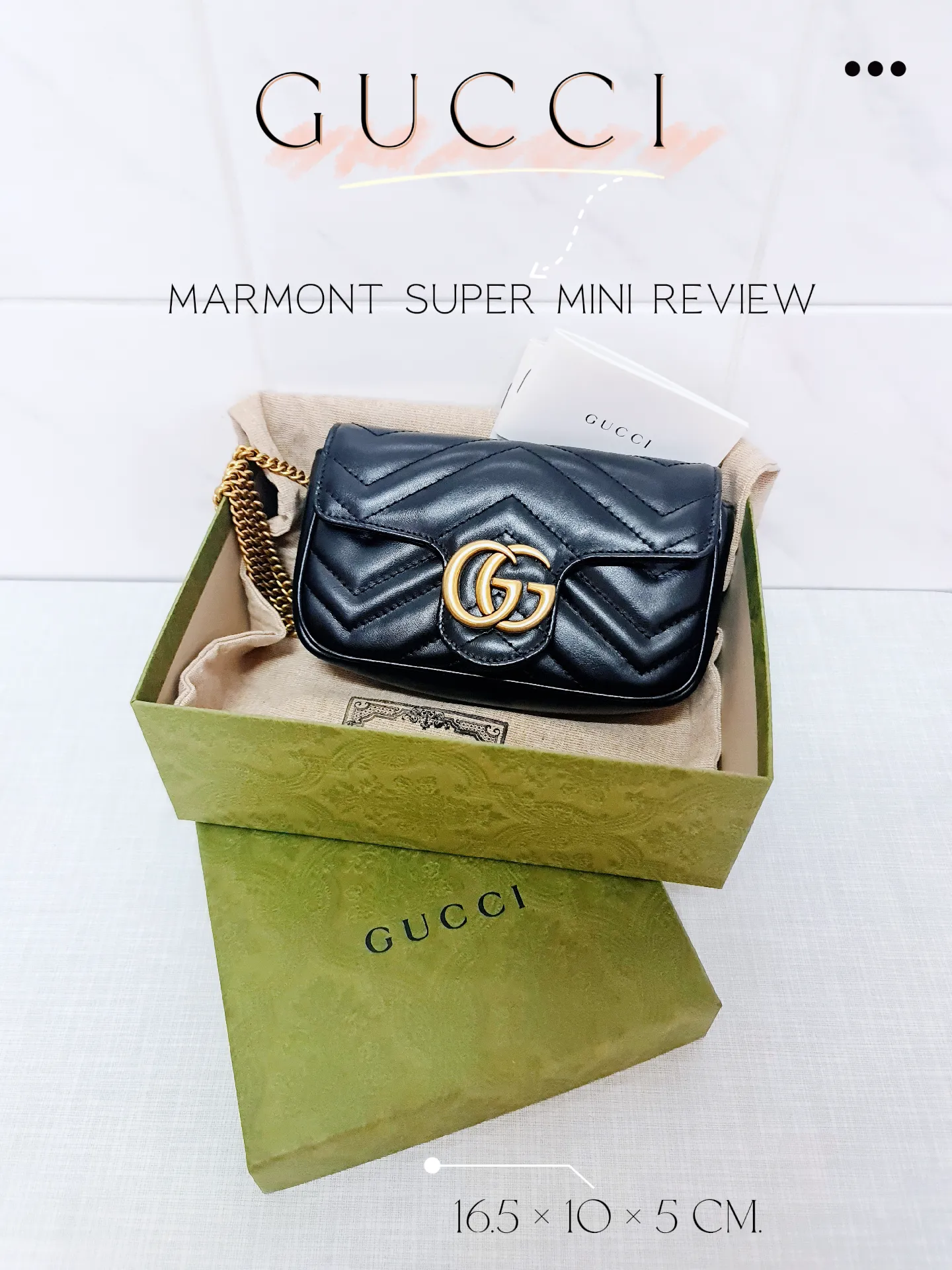 Gucci marmont hot sale mini super