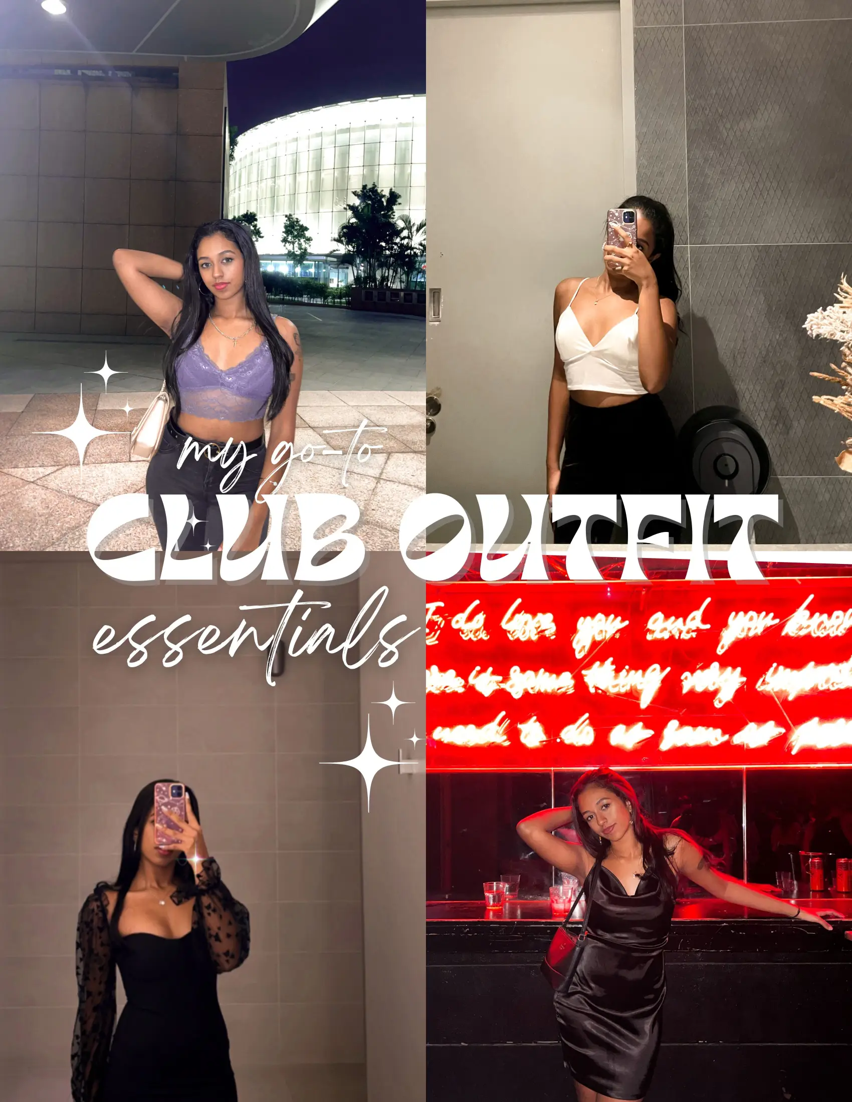 build a clubbing outfit with these essentials ✰🥂