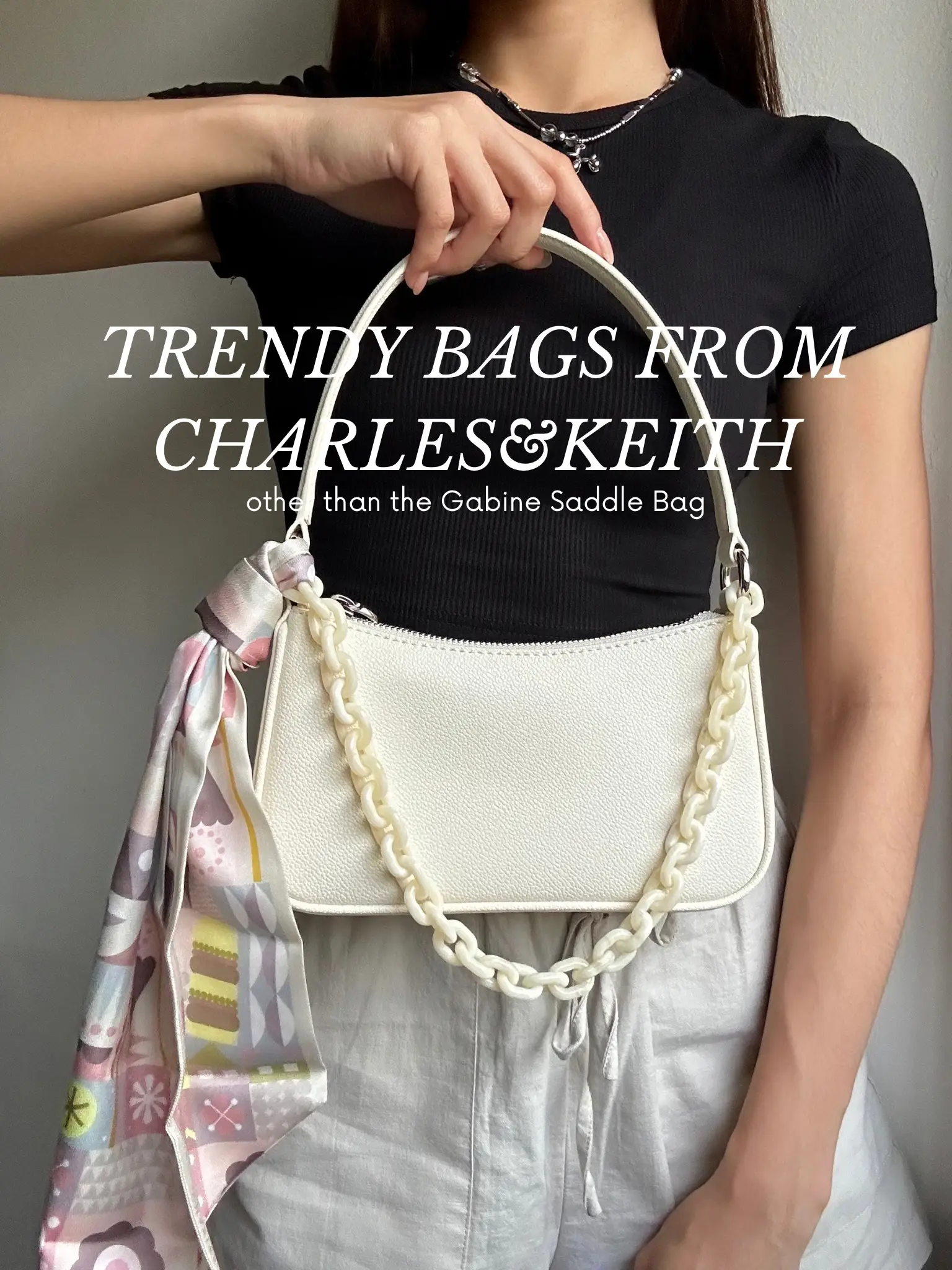 Beauty Queen - CHARLES & KEITH Twist Top Handle Bag Incl