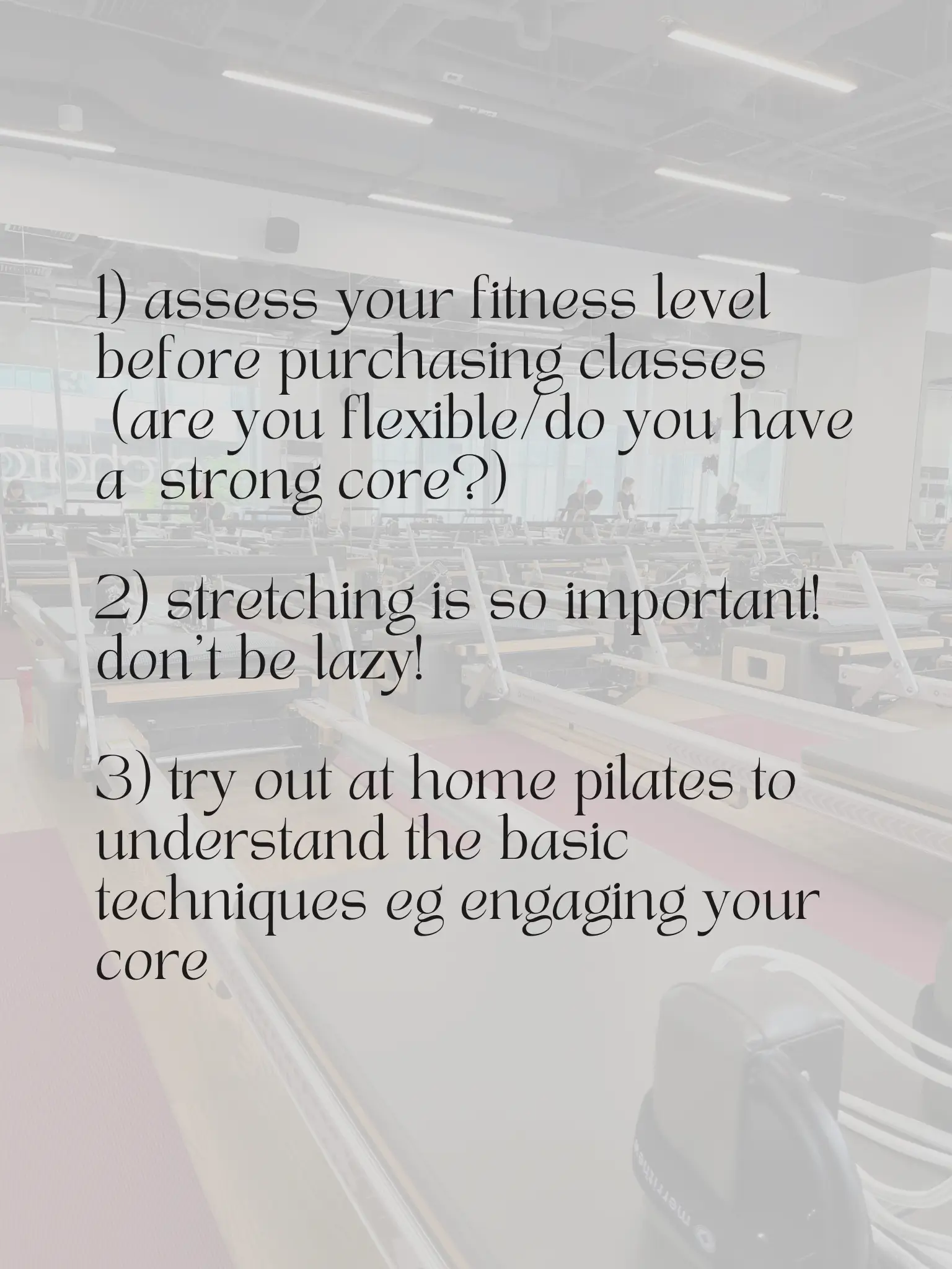 Tips for Pilates at Home
