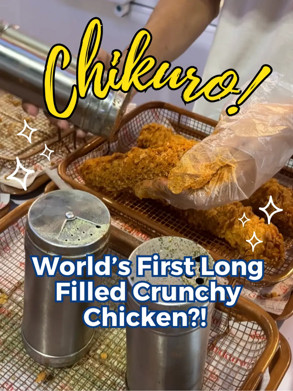 World's 1st Long Filled Crunchy Chicken⁉️Chikuro | hydesbrunchの投稿動画 | Lemon8