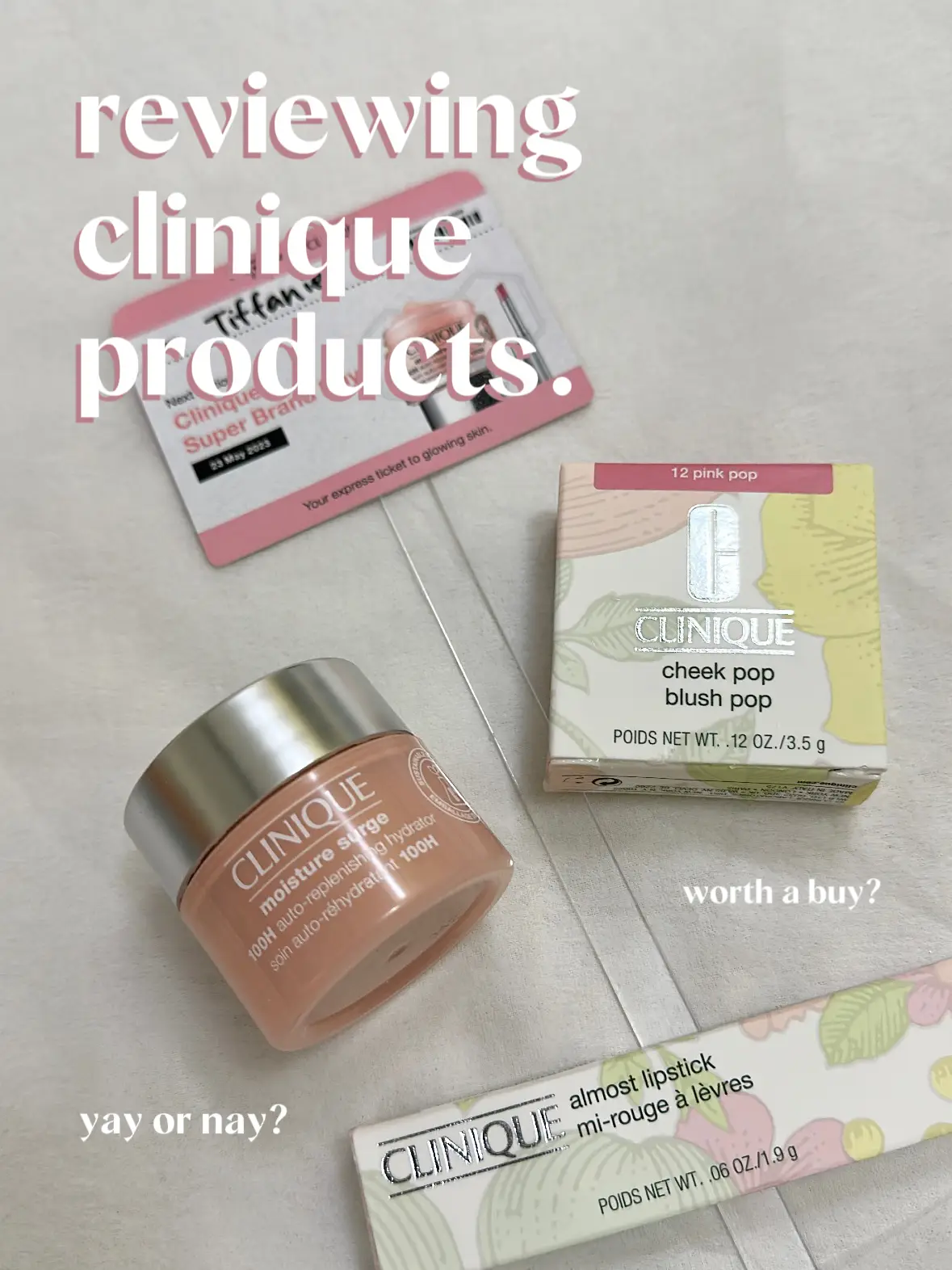 ARE THESE THREE PRODUCTS FROM CLINIQUE ANY GOOD? 🤔's images