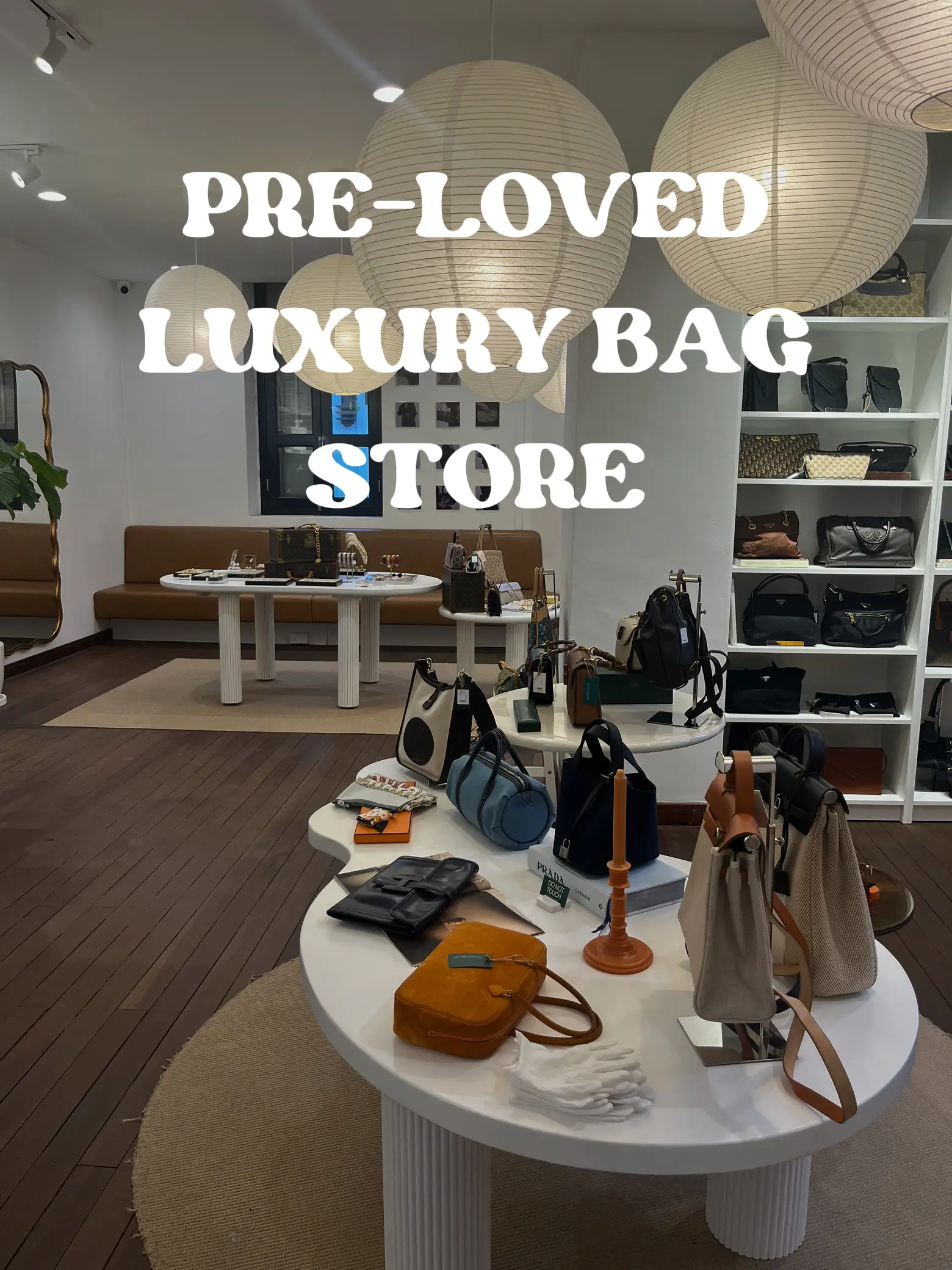 Luxury bags store