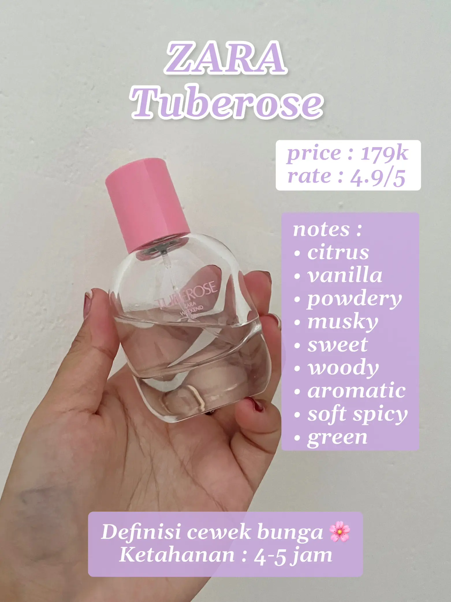 Wangi zara online tuberose