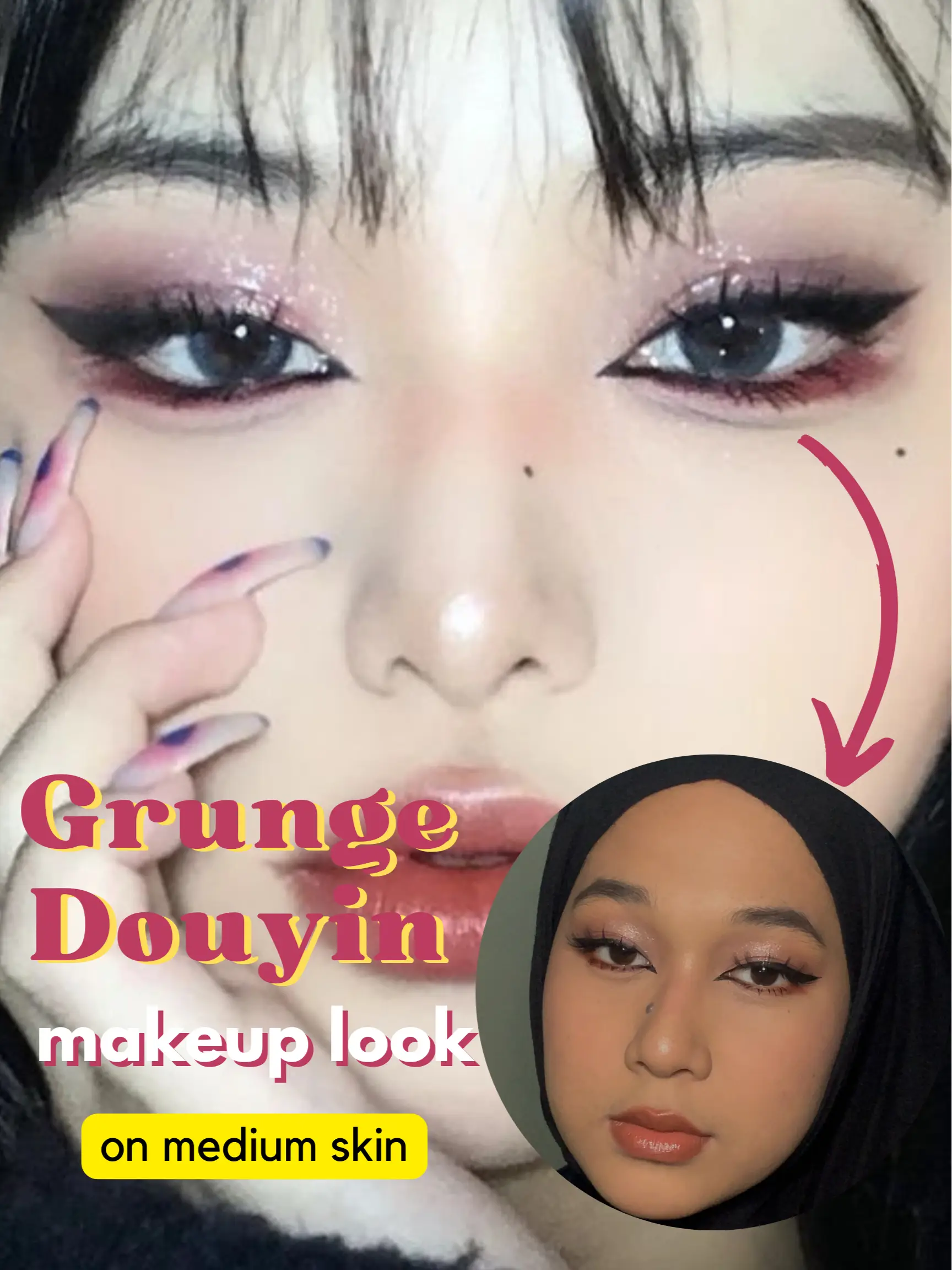 Simple Goth Makeup Perfect For Beginners! Goth Makeup - Grunge Makeup -  Medium