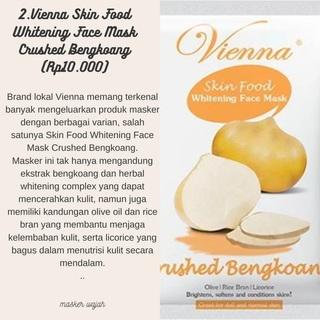 recomendasi masker bengkoang murah Gallery posted by dhilla Lemon8