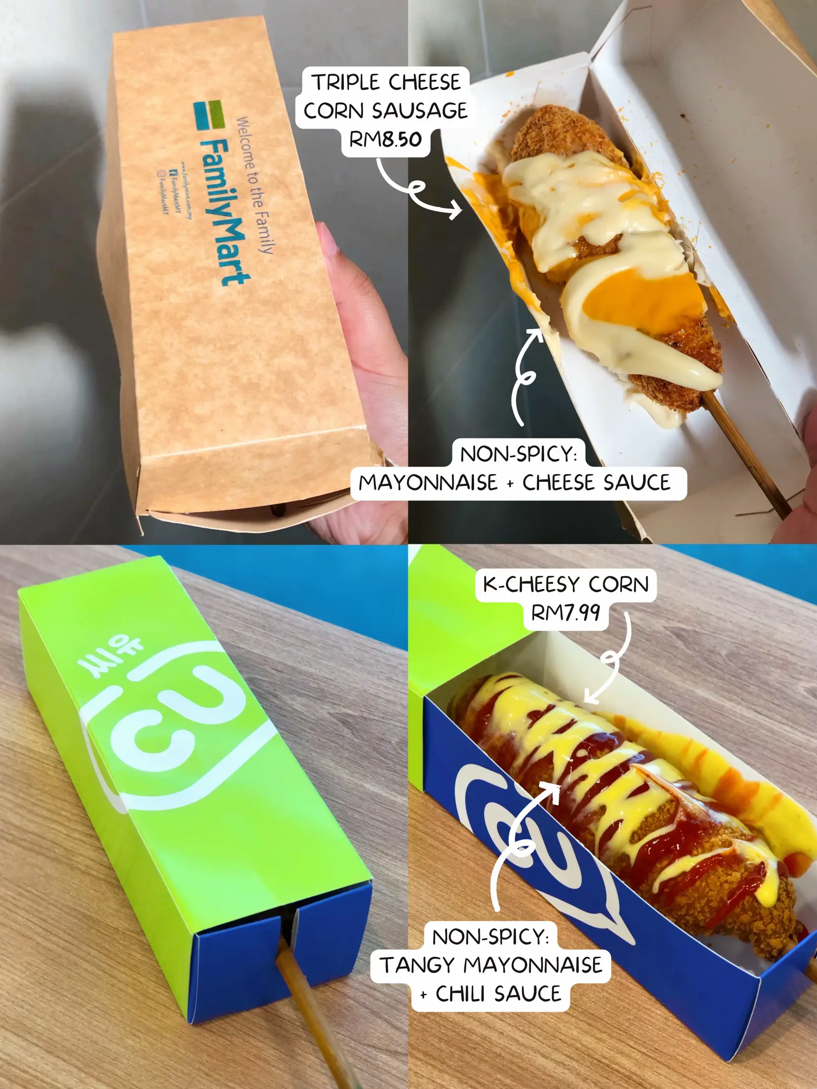 Corndog Family Mart VS CU Mart 🧀🔥 Gallery posted by Shafiqah Amira