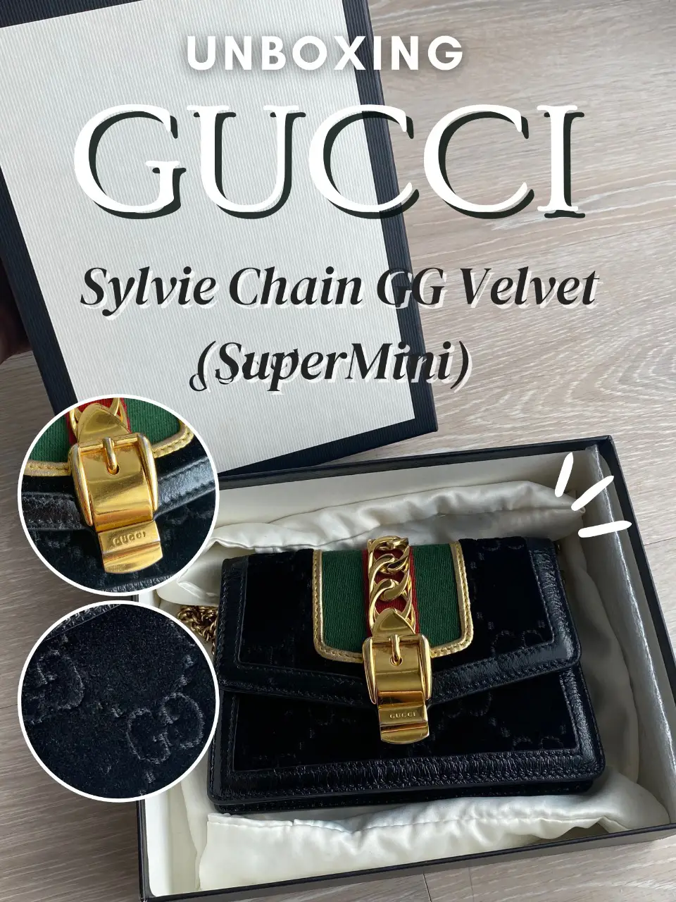 GUCCI MARMONT SUPER MINI BAG UNBOXING AND REVIEW 