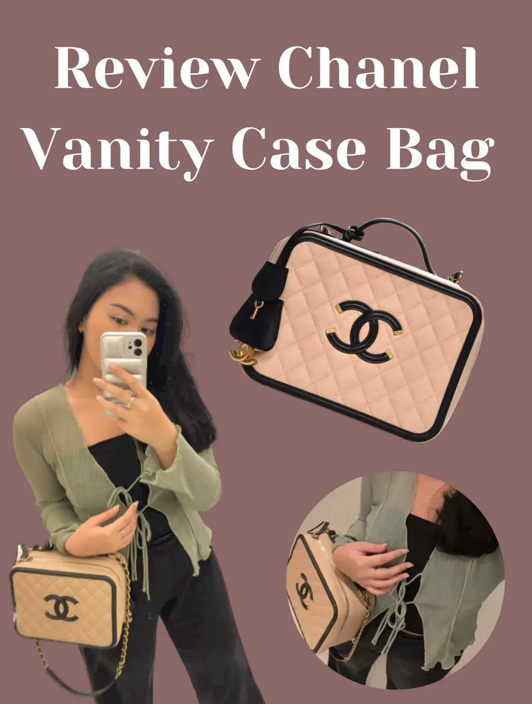 Chanel Vanity Case Review  Chanel vanity case, Vanity case, Chanel