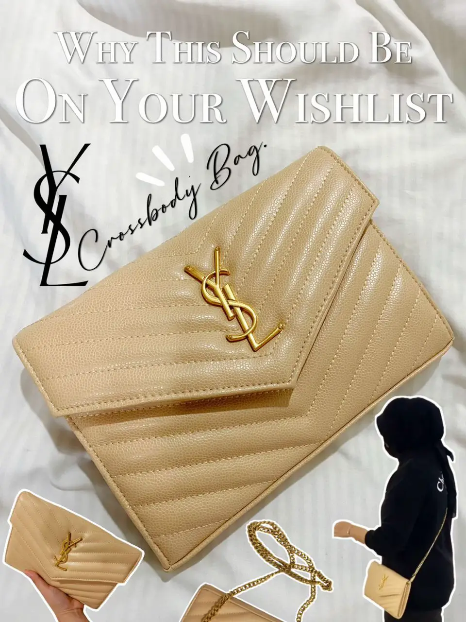 Saint Laurent Unboxing  Envelope Clutch Turned Crossbody 