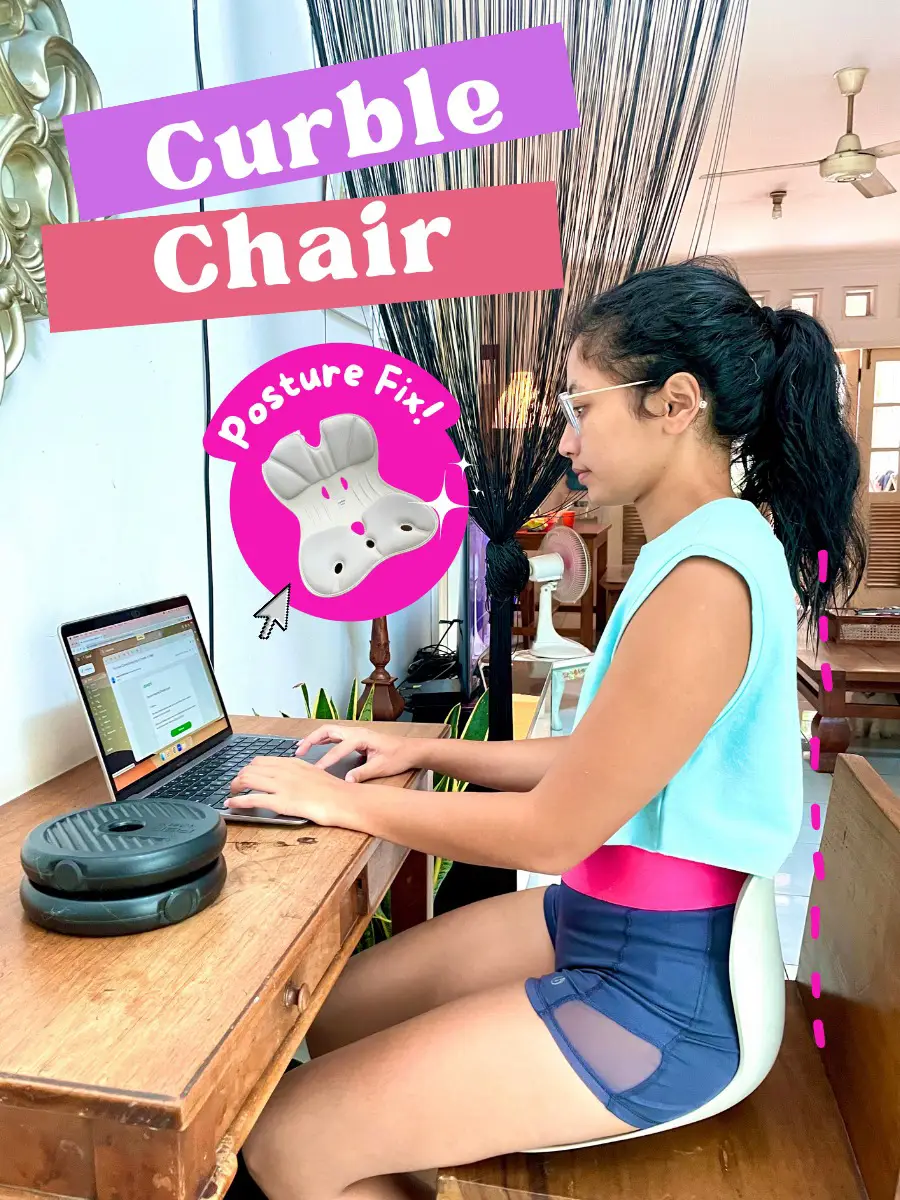 If You Have Problem with Sitting Posture, Try the Curble Chair Now