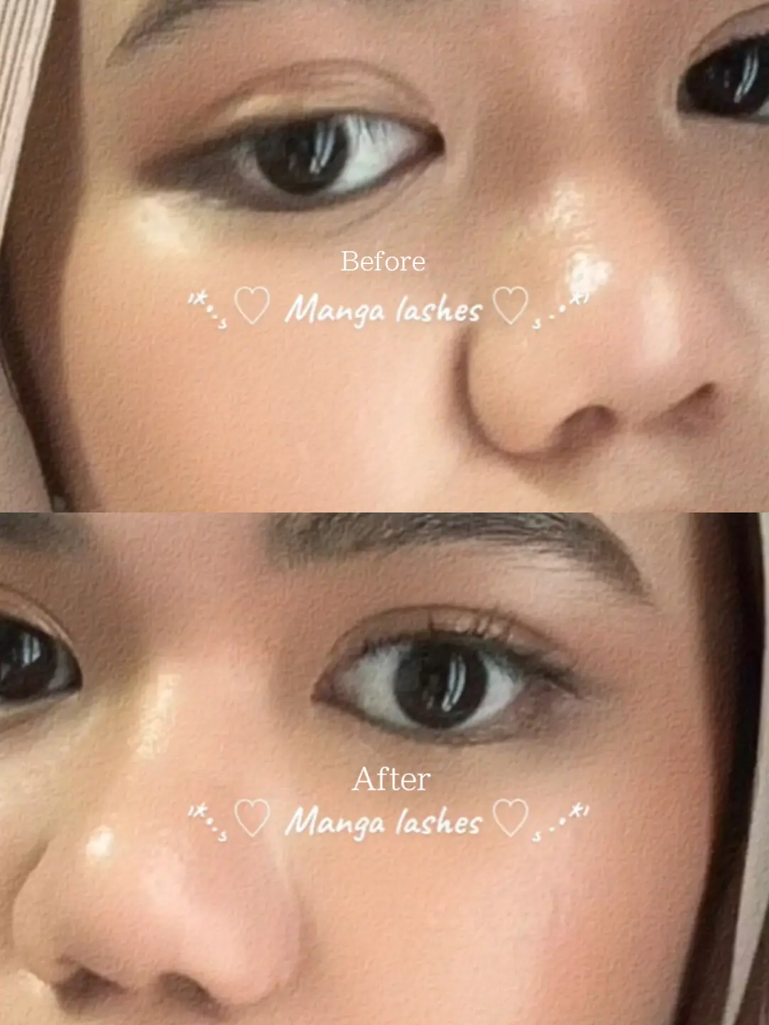 Manga Lash Tutorial  How to DIY manga lashes 