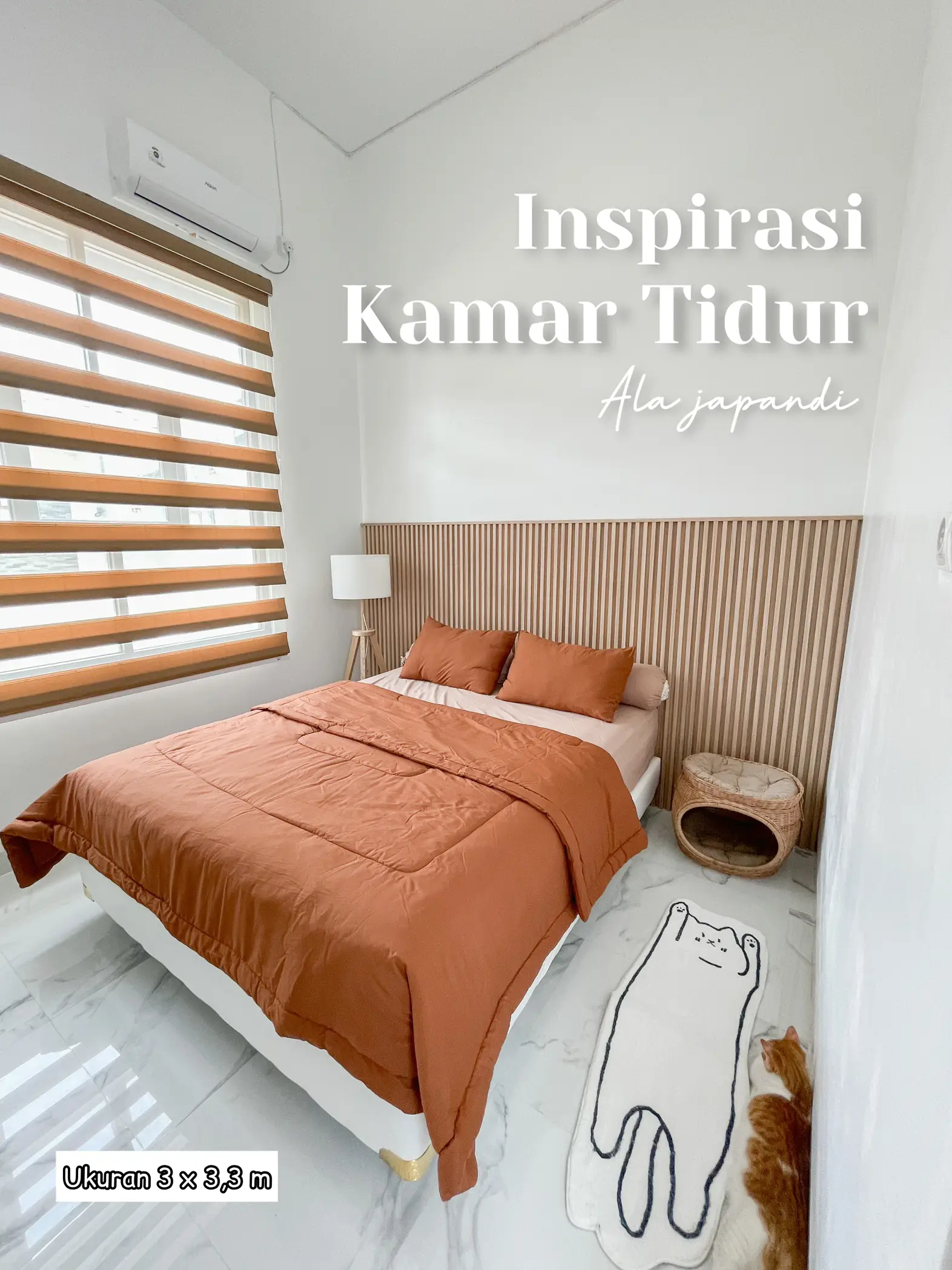 desain interior kamar tidur ukuran 3x3