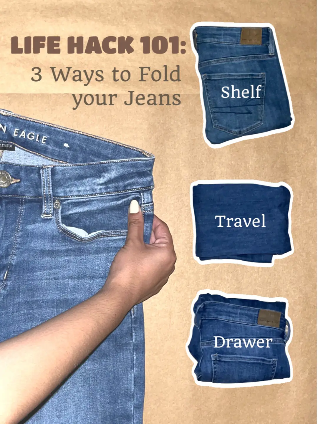 How to hem your pants without sewing #lifehack #diyproject #howto
