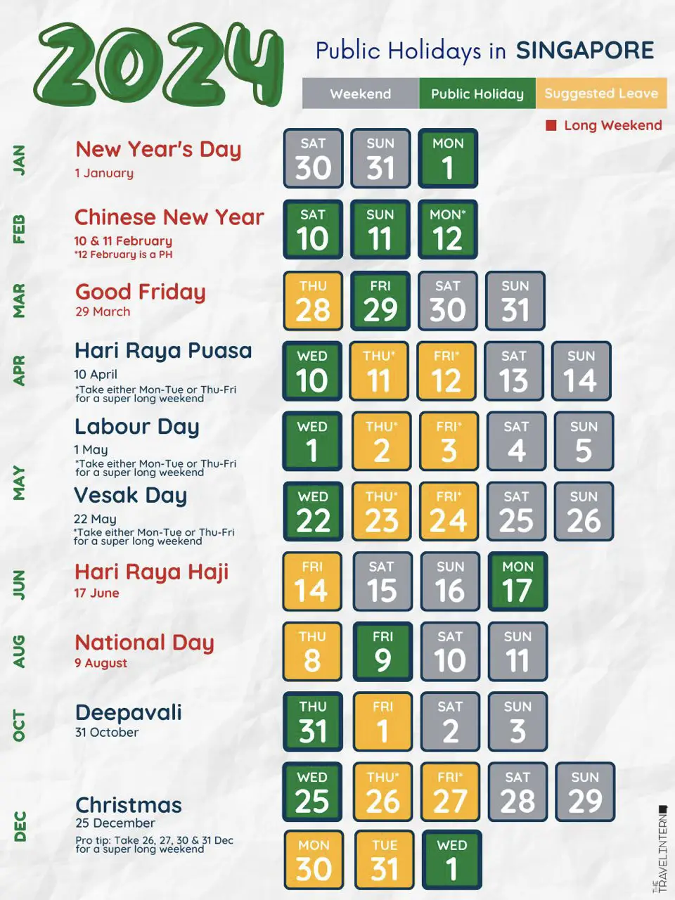 Public Holiday Calendar 2024 Singapore Image To U