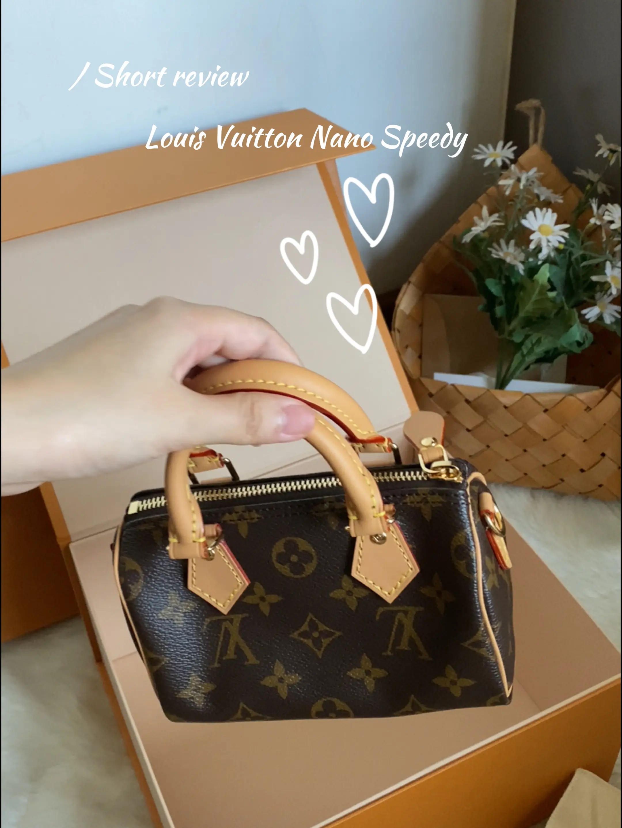Unbox my Louis Vuitton Nano Speedy with me!☺️, Video published by  etherealpeonies