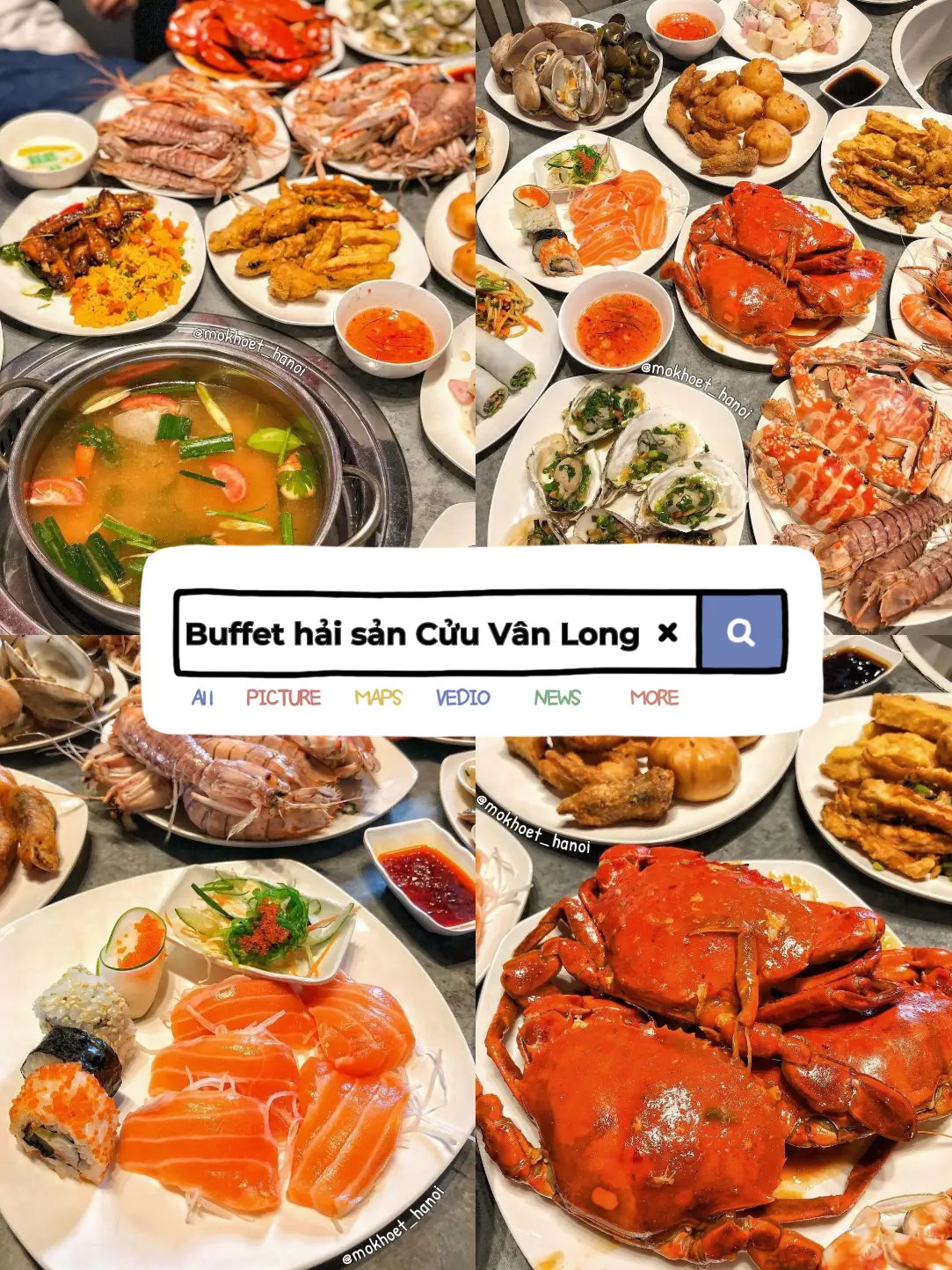 10 điều cần biết về buffet hải sản Cửu Vân Long