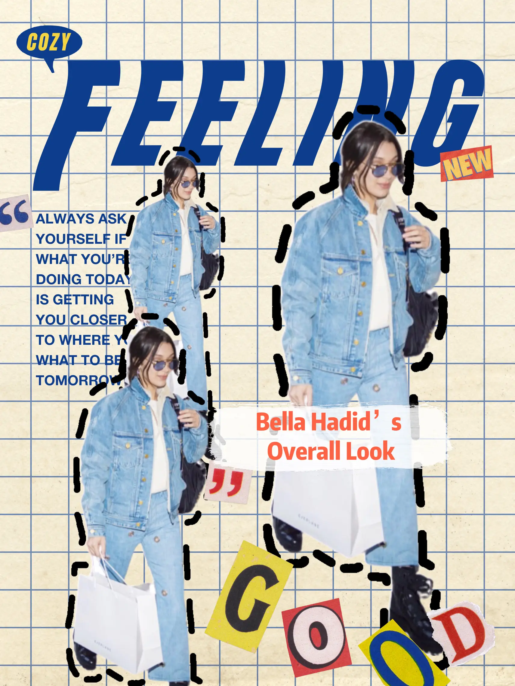 Bella Hadid Rocks DIOR Tie Dye Cargo Jeans - THE JEANS BLOG
