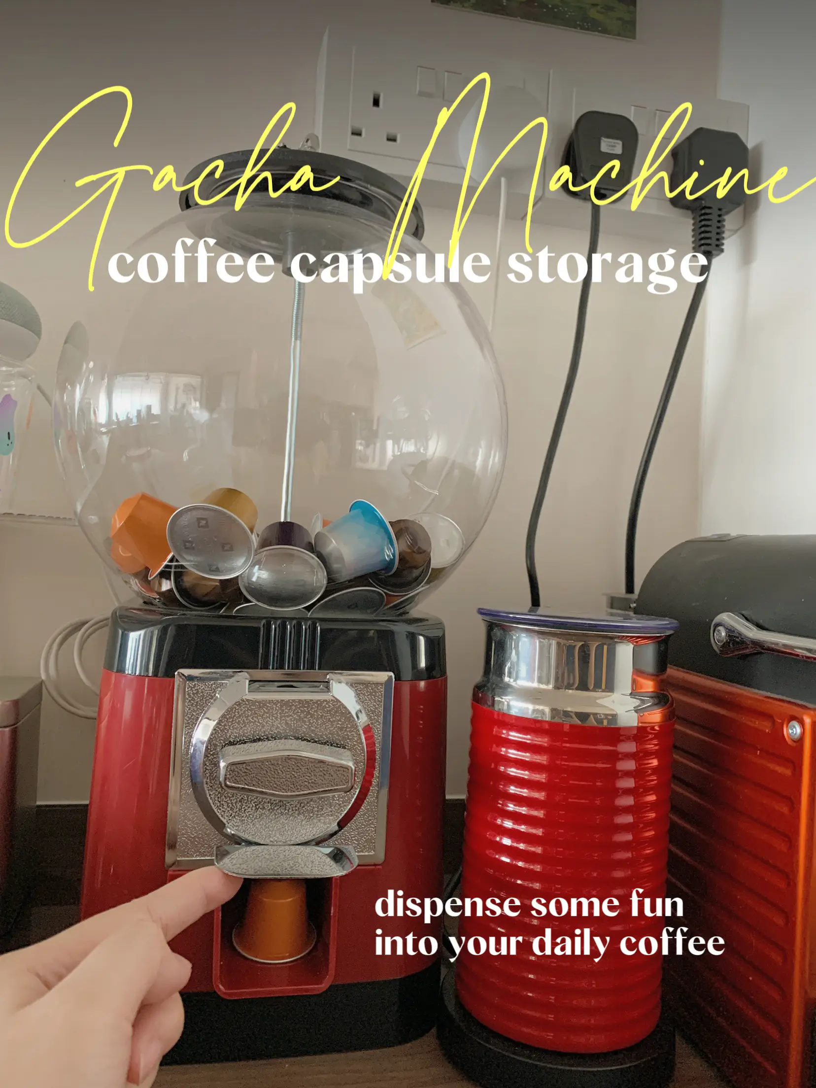 Home Capsule Coffee Gacha Machine Capsule Coffee Storage Machine