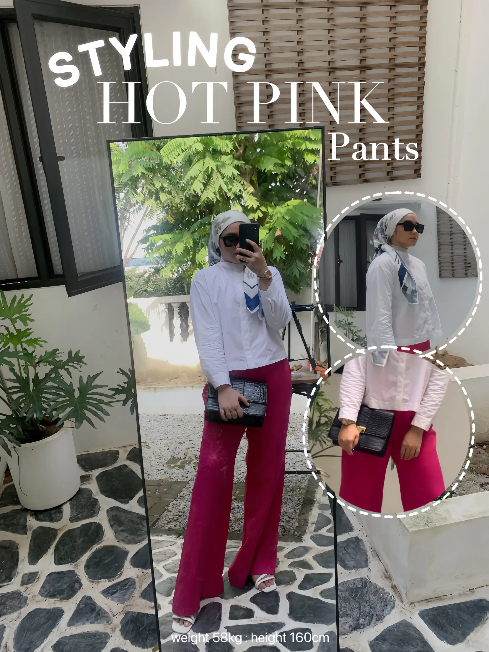 3 Ways to Style HOT Pink Pants! 💕👀