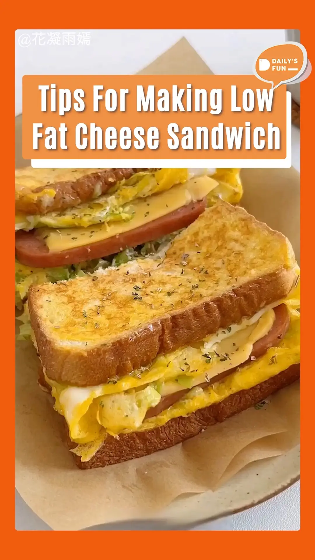 TIPS FOR MAKING LOW FAT CHEESE SANDWICH🥪's images