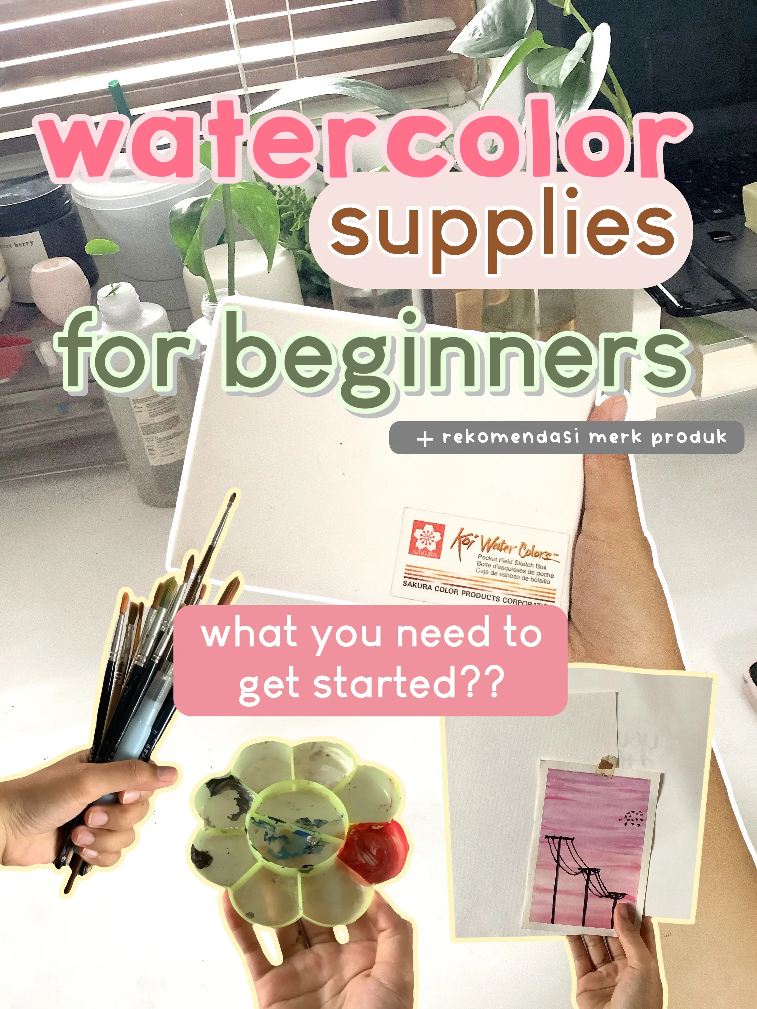 watercolor supplies for beginners🌷🎨, Gallery posted by shourtcakee