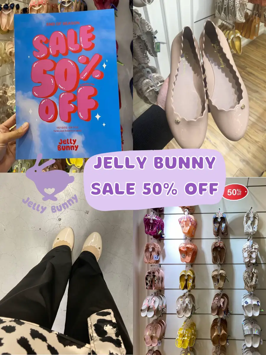 Kasut jelly sale bunny