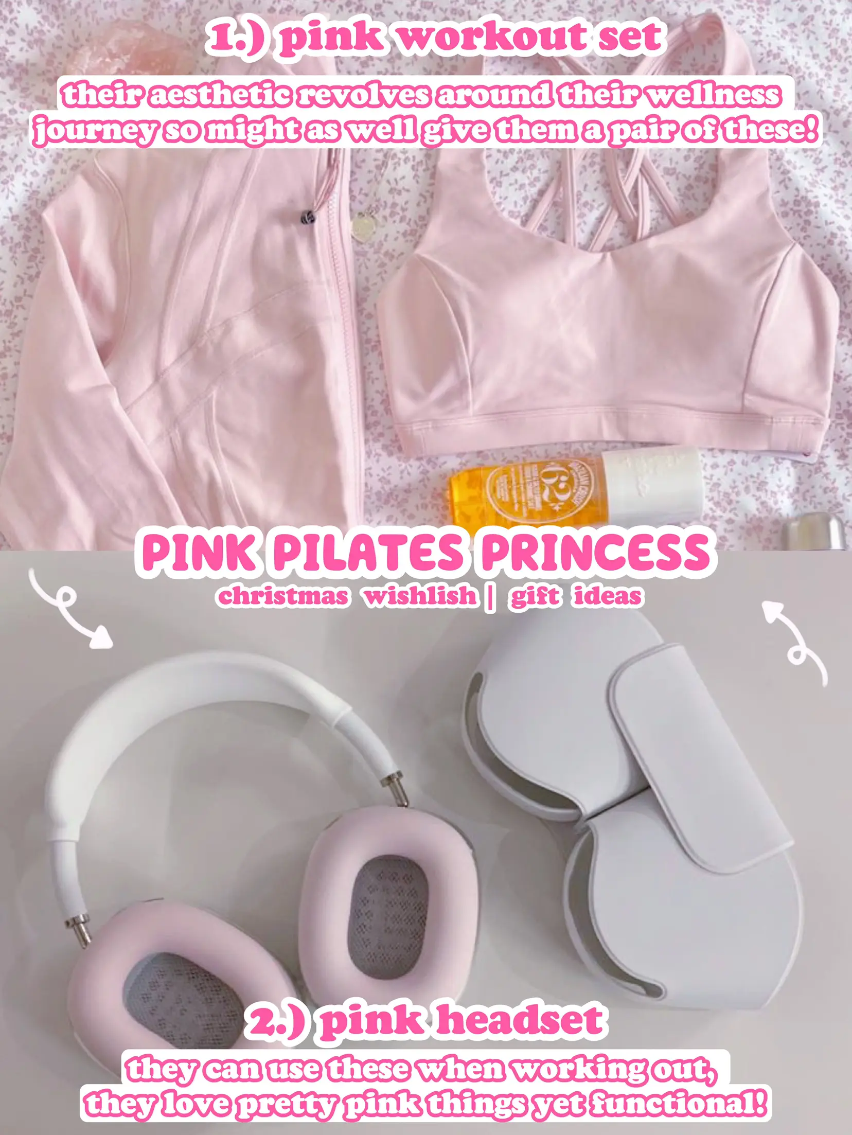 Christmas WishList For The Pink Pilates Princess Girlies — Wellness By Her