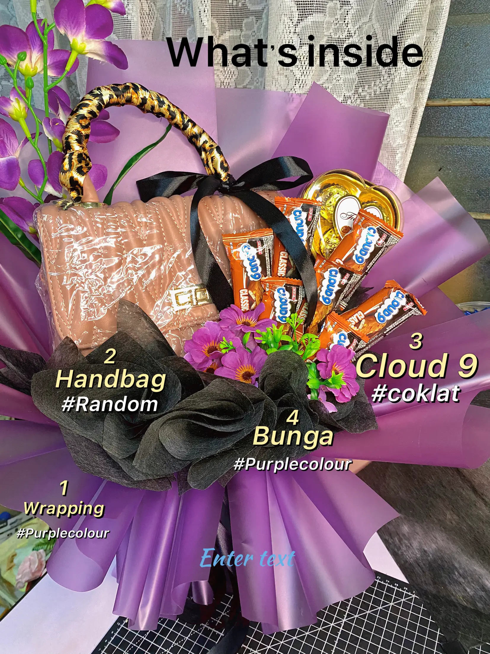 Handbag bouquet 2025