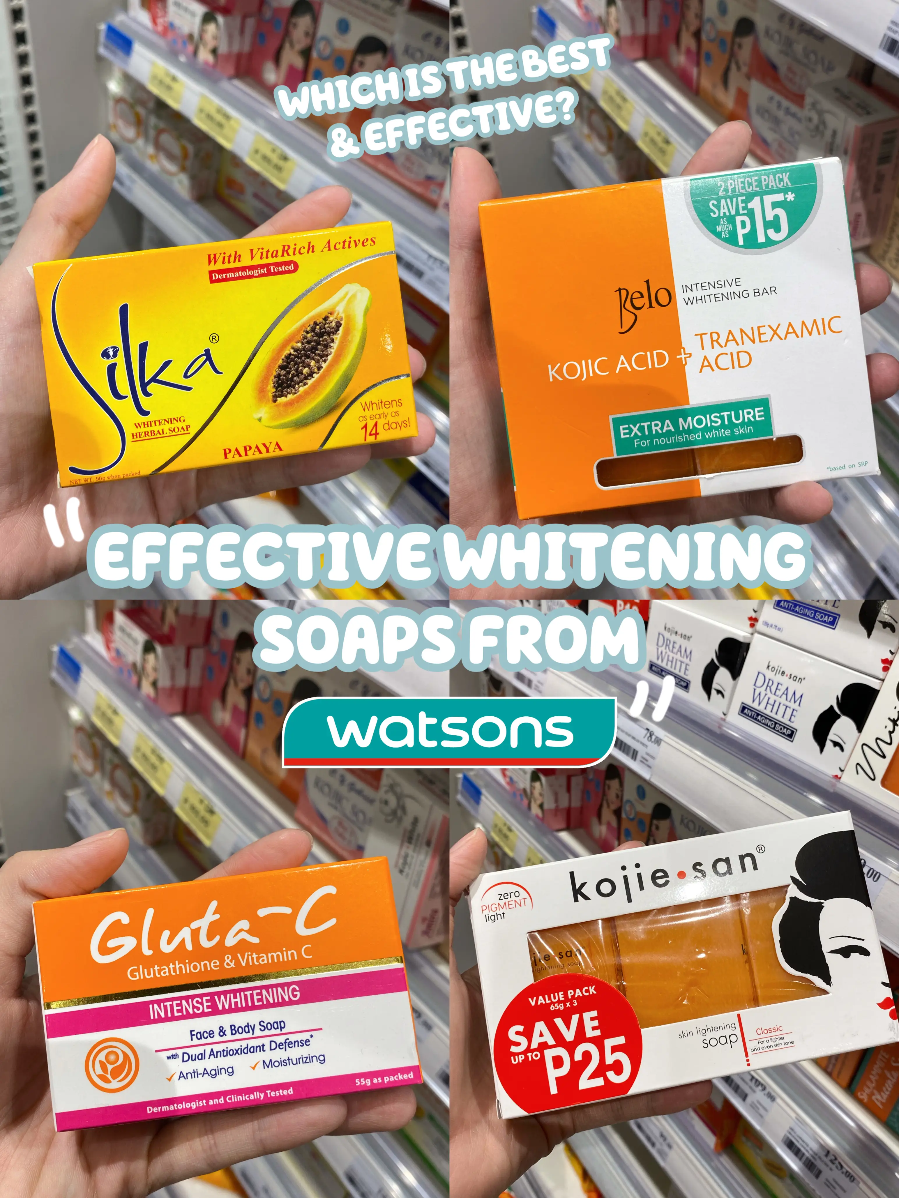 EFFECTIVE WHITENING SOAPS FROM WATSONS ✨🧖🏻‍♀️, Gallery posted by Mhica  Trilles 🦋