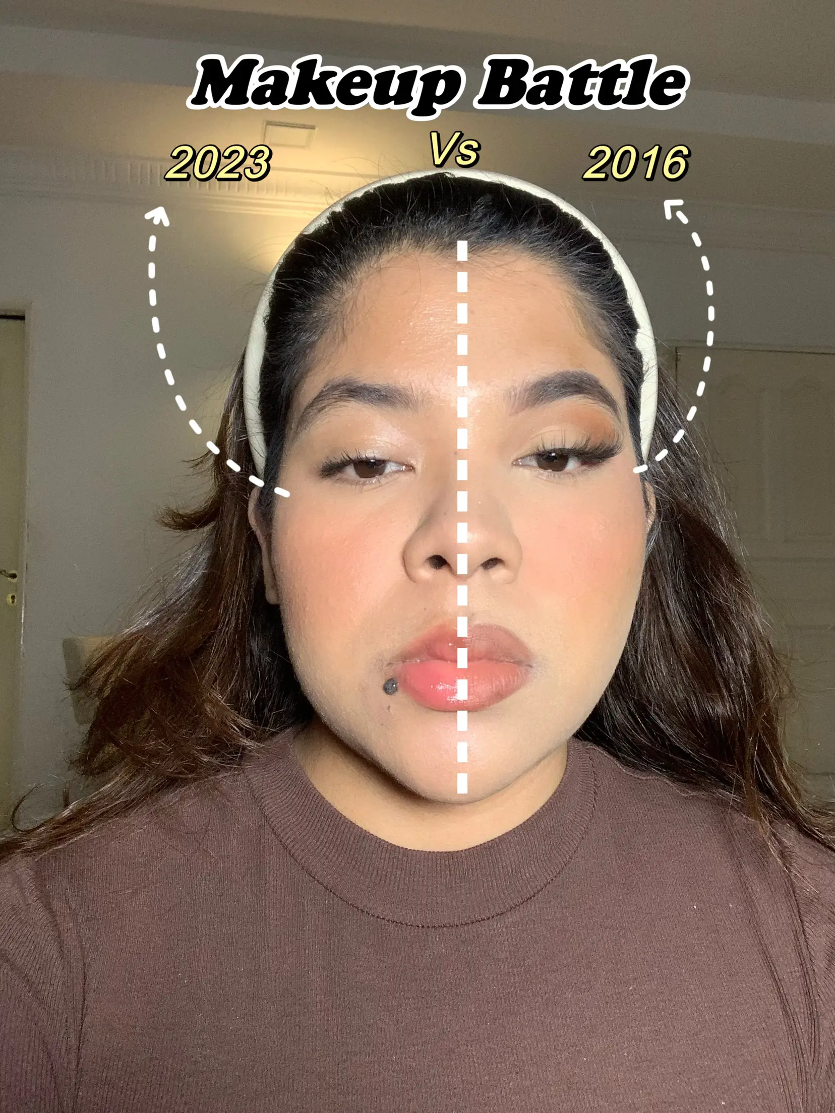 Makeup Battle 2023 Vs 2017 Look