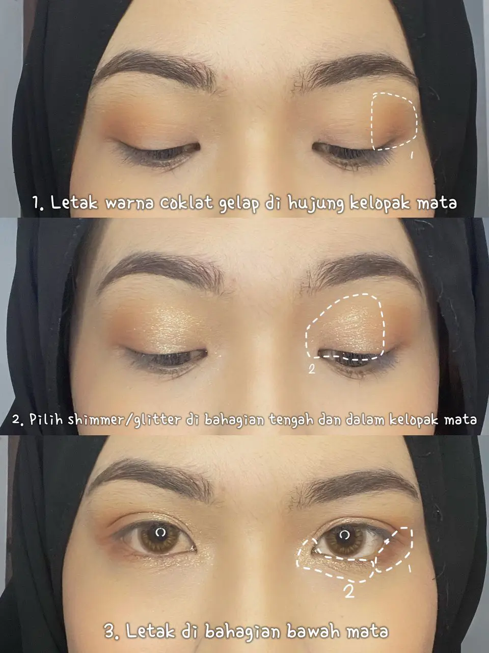 Gold Shimmer Eye Makeup Tutorial Saubhaya Makeup