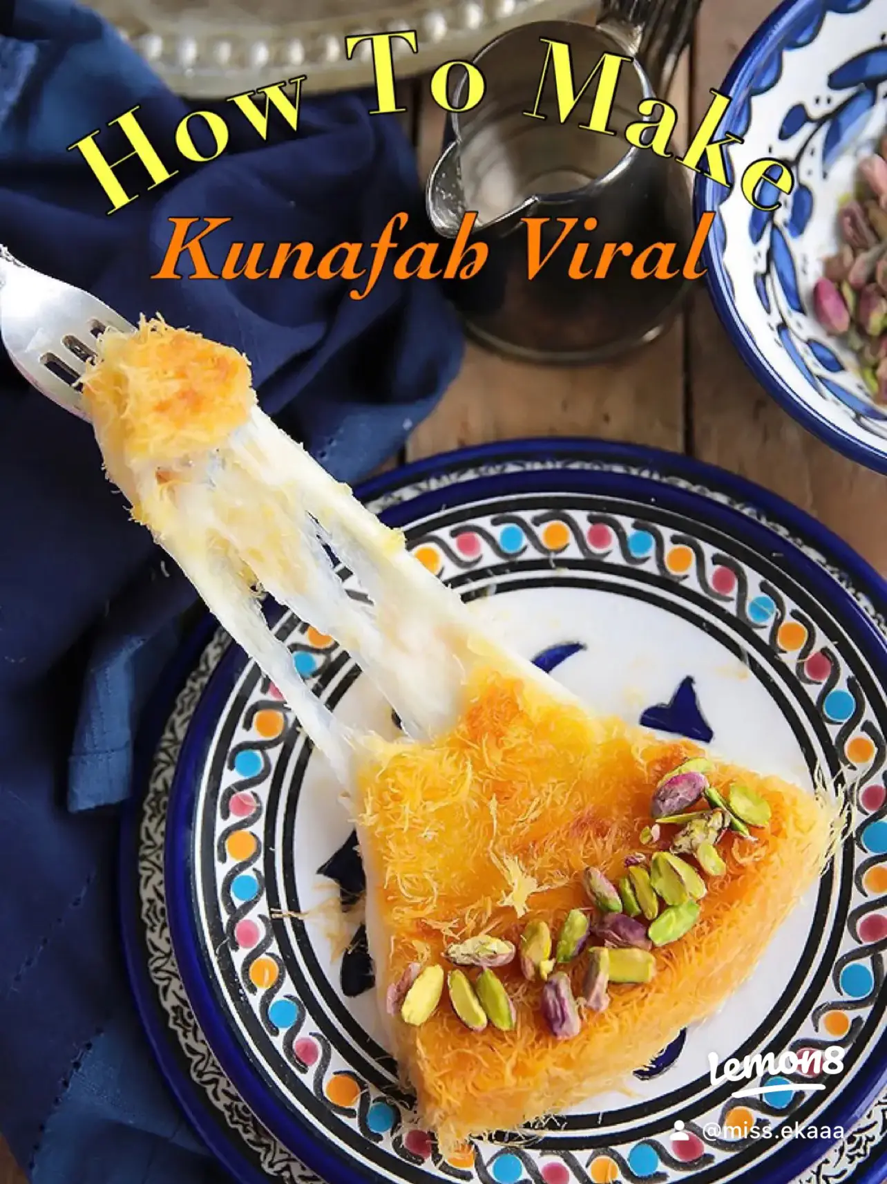 🧀HOW TO MAKE KUNAFAH VIRAL✨ | Gallery posted by ekazwaa🧚🏻‍♀️✨ | Lemon8