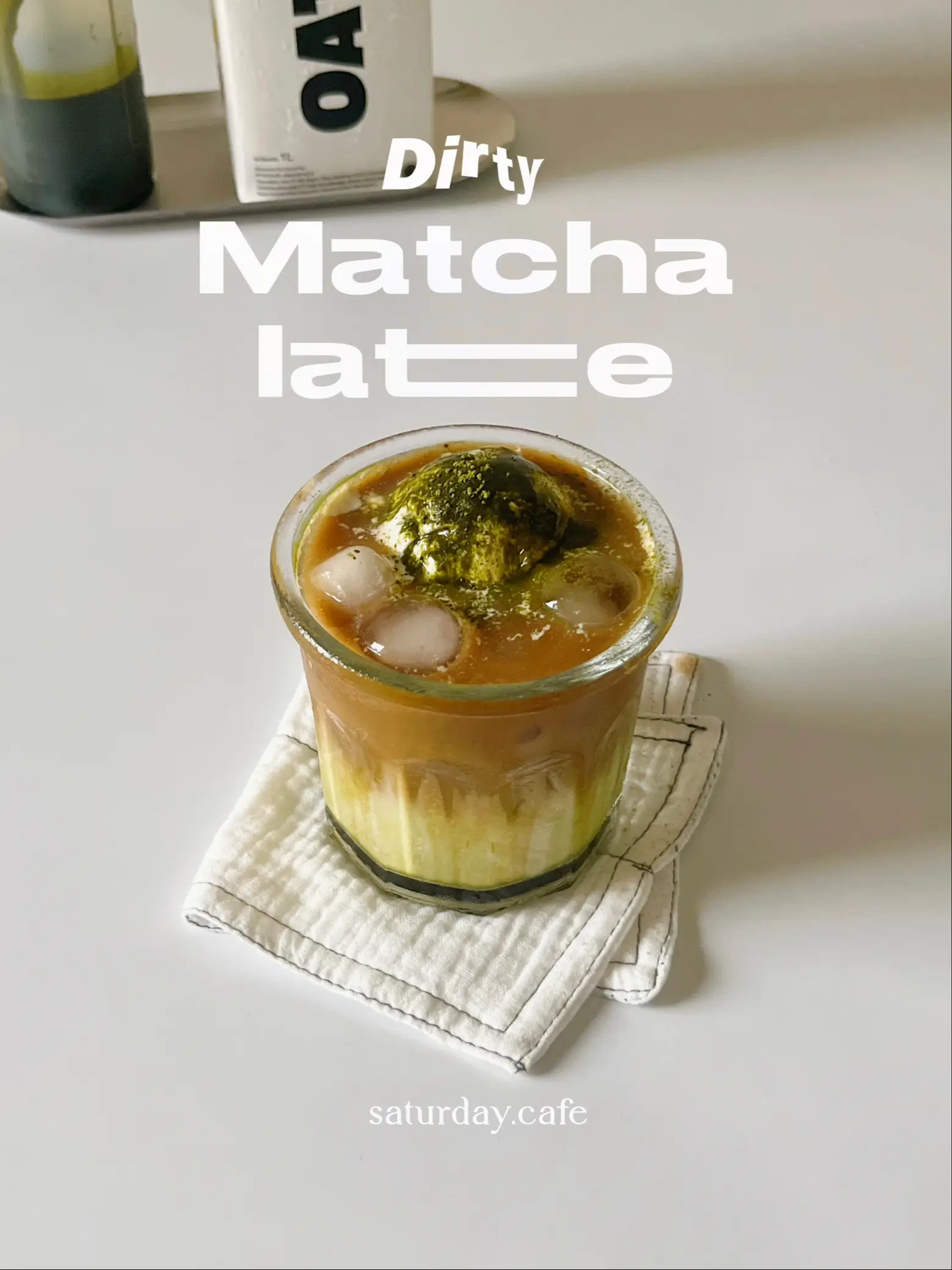 Matcha Coffee (Dirty Matcha Latte) Recipe