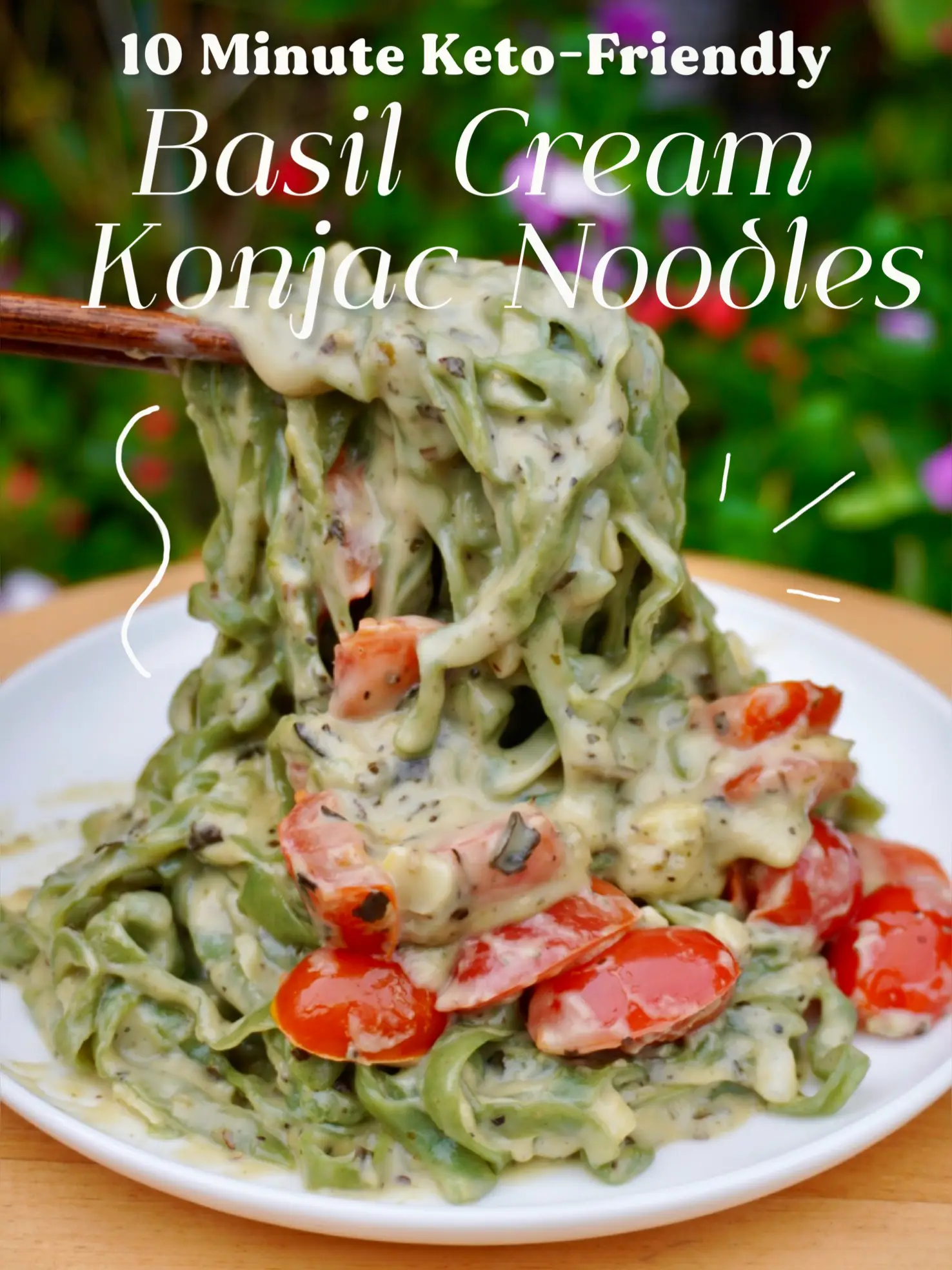 10 min Keto friendly Basil Cream Noodles recipe Gallery