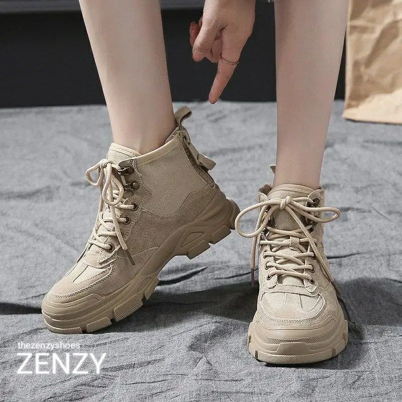 Sepatu boot hot sale korea style