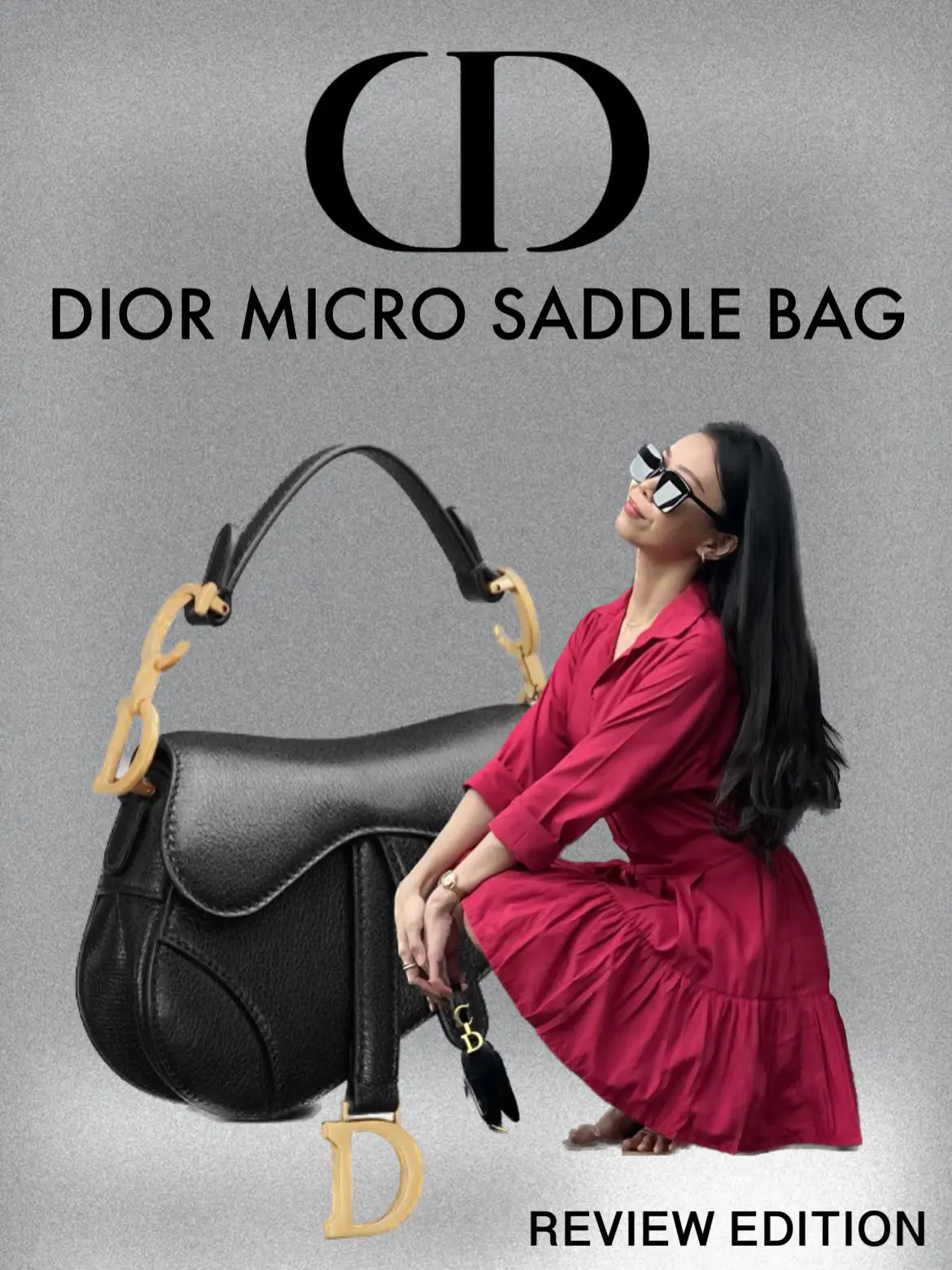 Dior Saddle Bag Comparisons Micro, Mini, & Medium How It Looks On