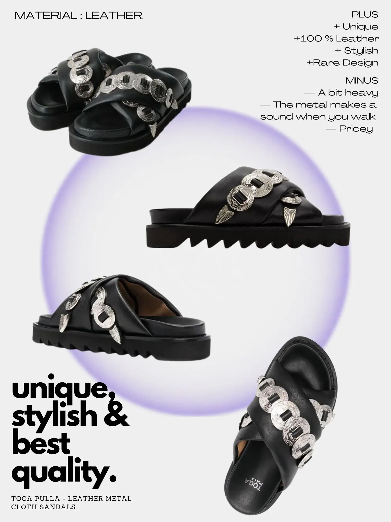 TOGA PULLA METAL SNEAKER SANDAL①-