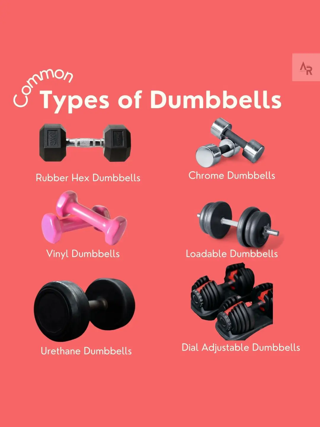 Different types of free weights hot sale