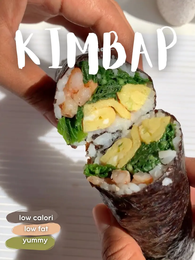 Viral Tiktok Wrap Asian Style (Vegan) - Sushi & Kimbap!