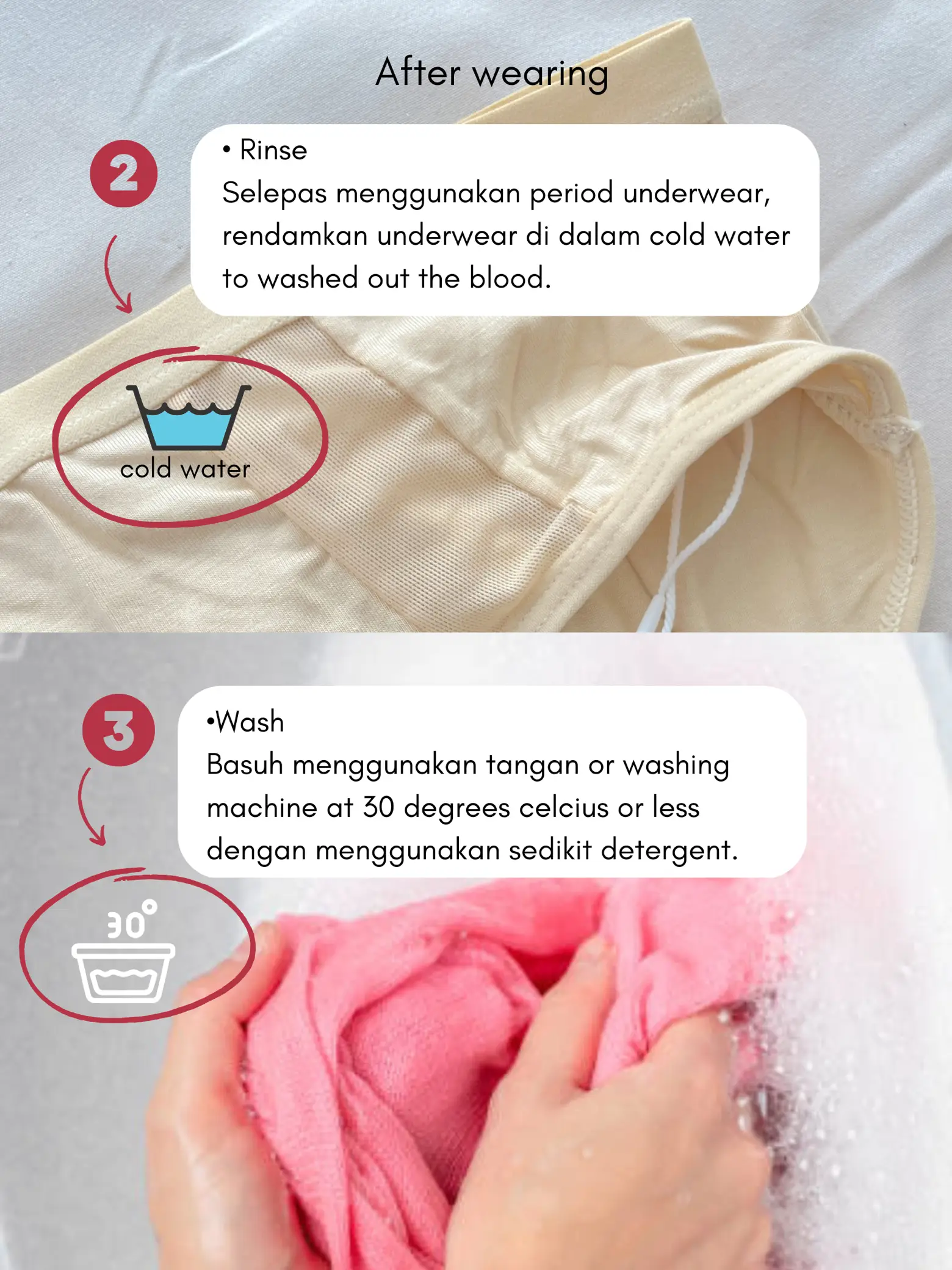 How to Wash Your Period Underwear?