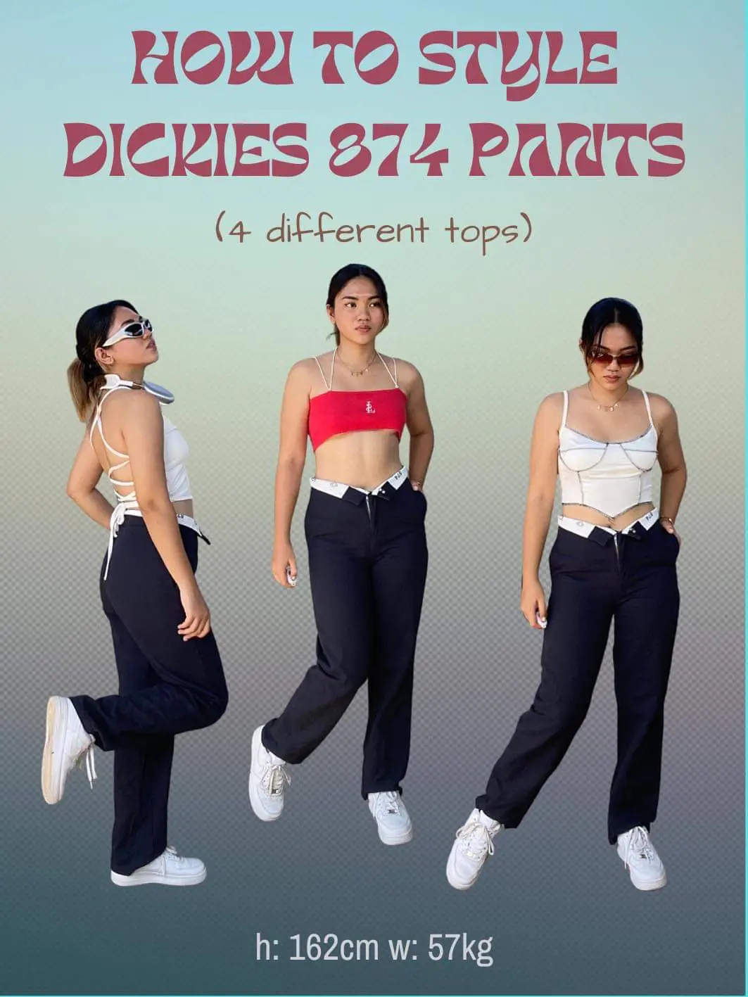 casual street style  Jeans outfit women, Dickies outfit, Dickies 874 outfit  women