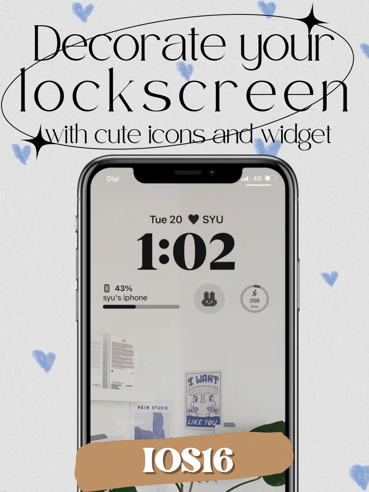 Decorate your lockscreen with cute icons in IOS16 | Bộ sưu tập do ...