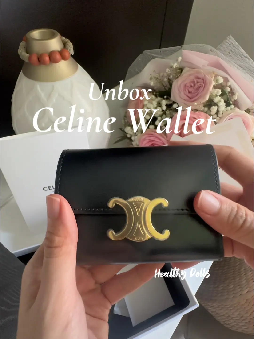 Celine Triomphe Compact Wallet
