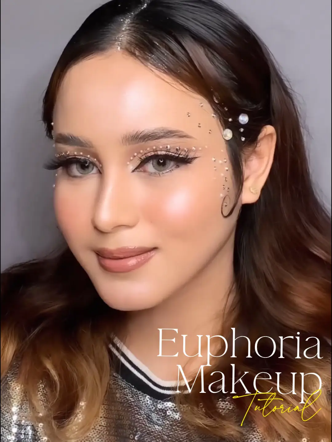 EUPHORIA MAKEUP LOOK TUTORIAL🖤